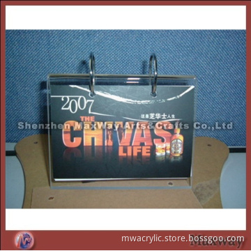 Clear 3mm High-quality Acrylic Calendar Holder
